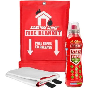 All-in-1 Portable Fire Extinguisher with Signature Series Fire Blanket